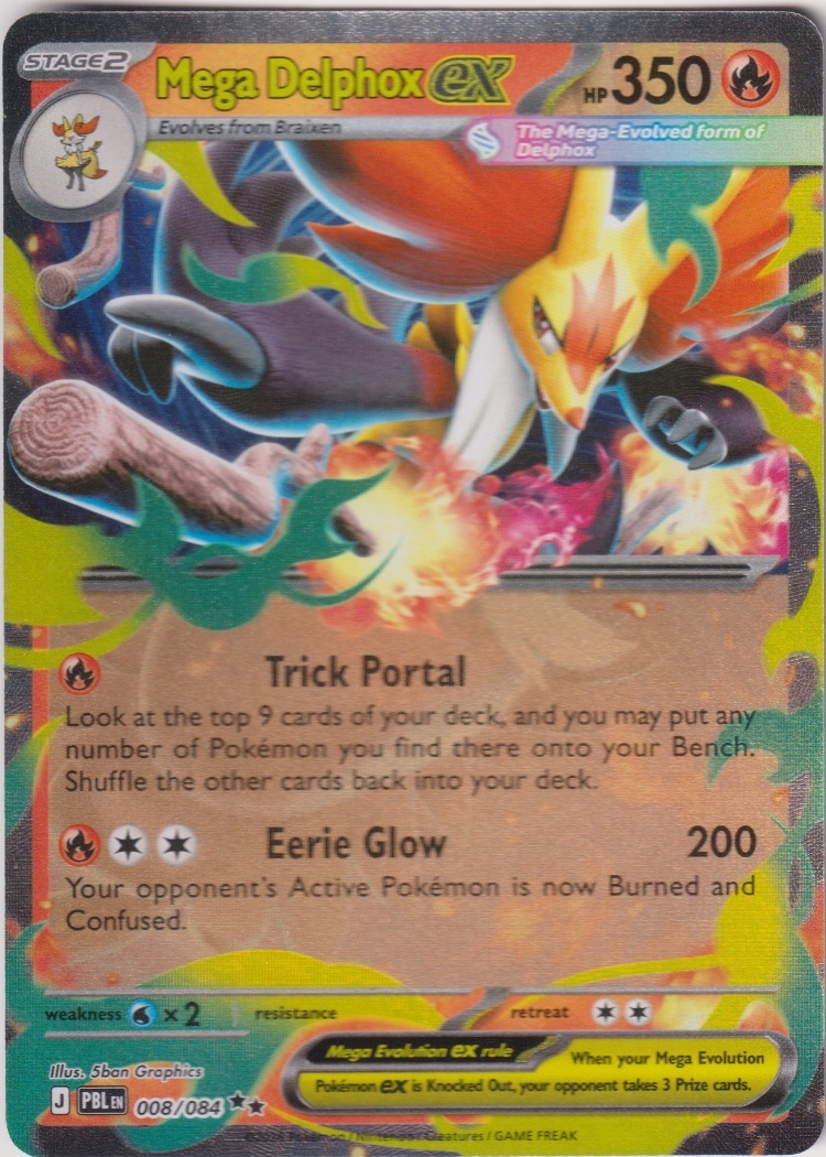 PBL-008 - Mega Delphox ex