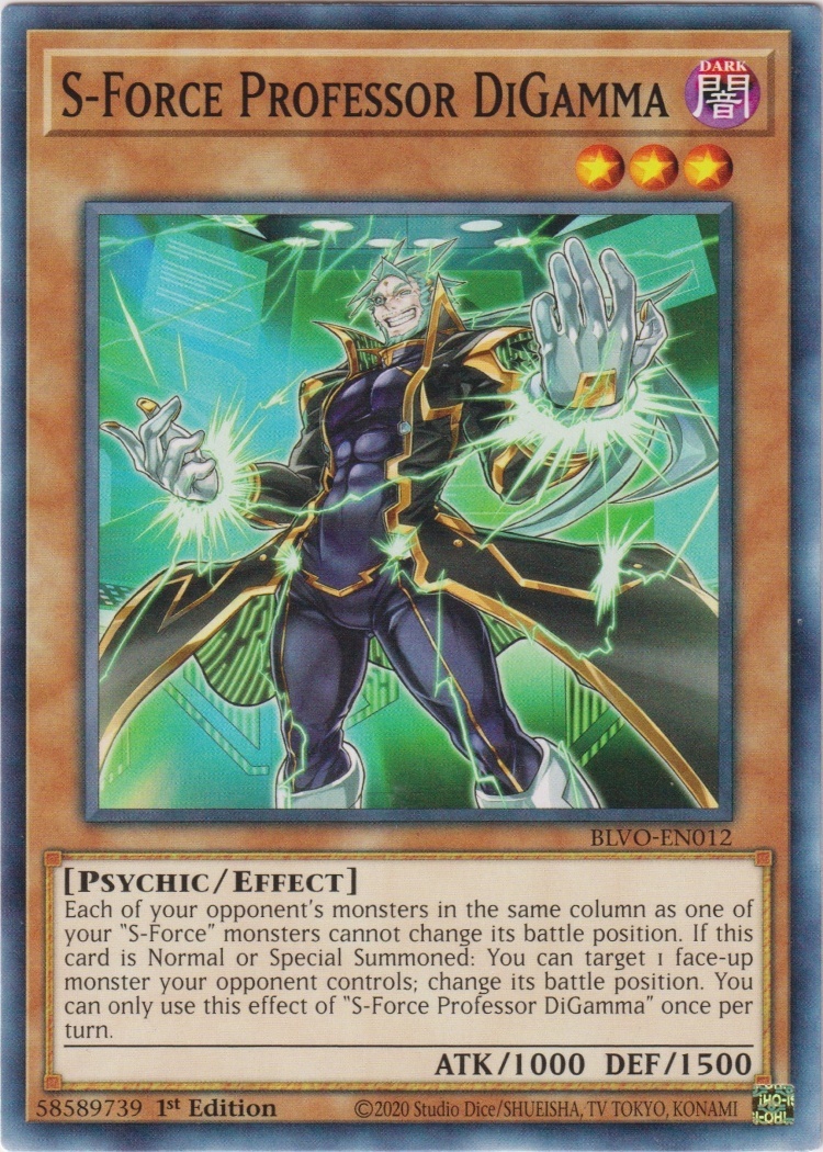 BLVO-EN012 - S-Force Professor DiGamma
