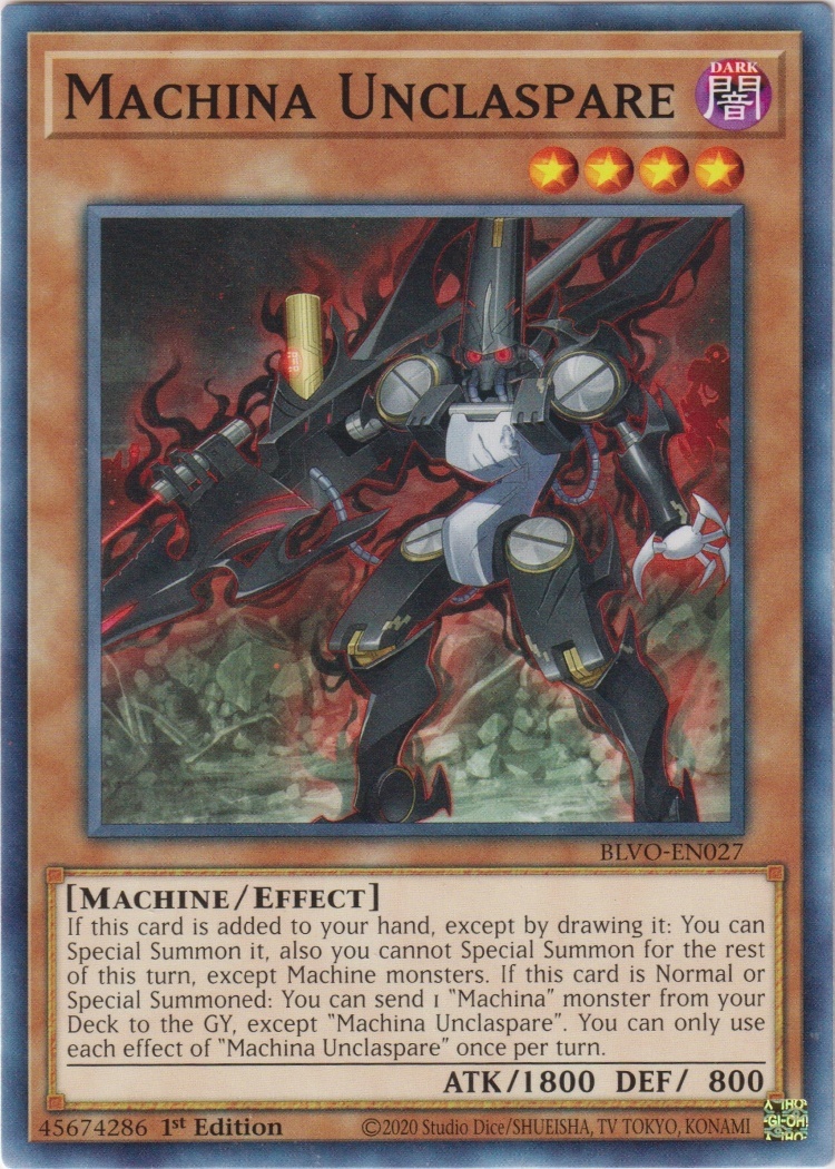 BLVO-EN027 - Machina Unclaspare
