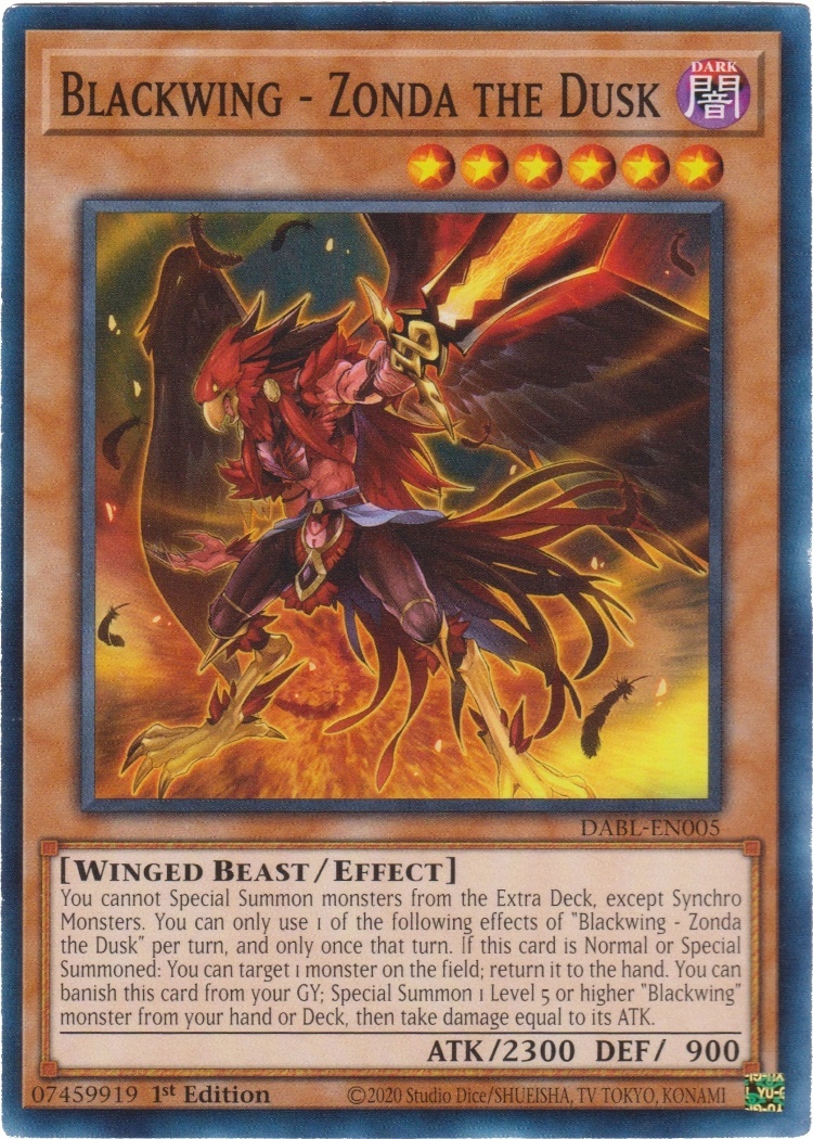 DABL-EN005 - Blackwing - Zonda the Dusk