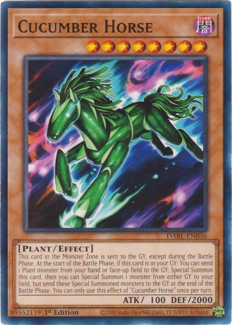 DABL-EN036 - Cucumber Horse