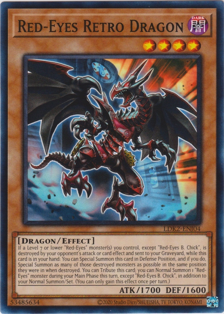 LDK2-ENJ04 - Red-Eyes Retro Dragon