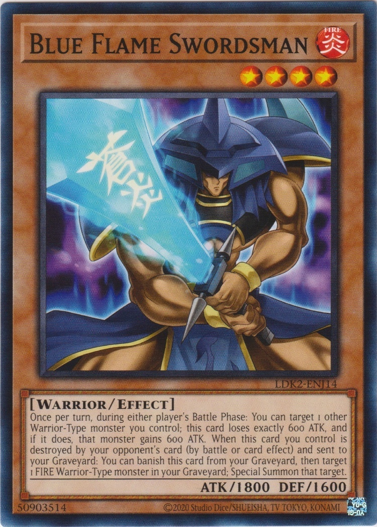 LDK2-ENJ14 - Blue Flame Swordsman