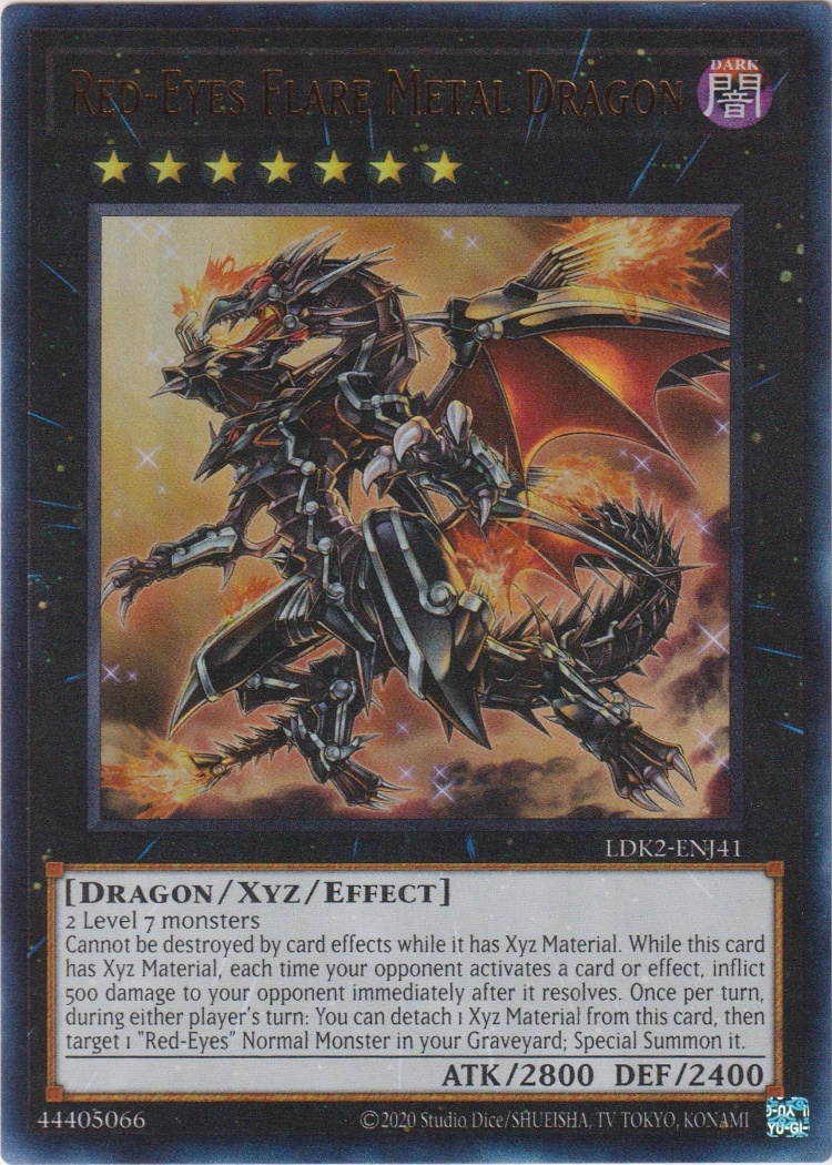 LDK2-ENJ41 - Red-Eyes Flare Metal Dragon