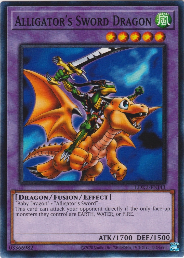 LDK2-ENJ43 - Alligator's Sword Dragon