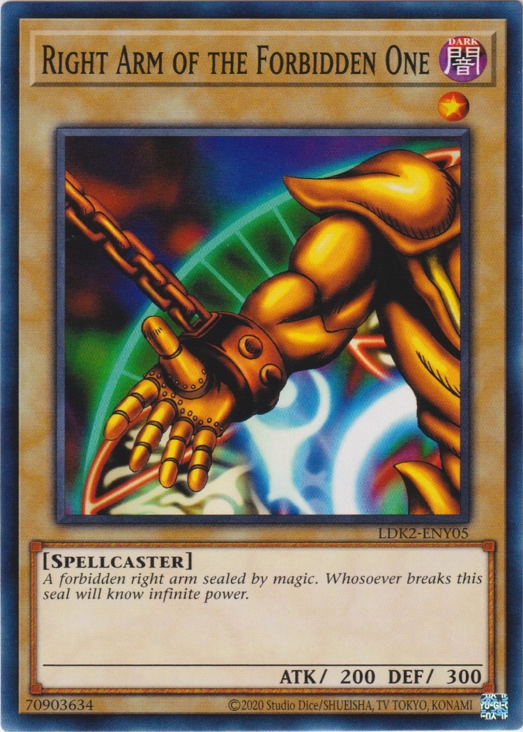 LDK2-ENY05 - Right Arm of the Forbidden One