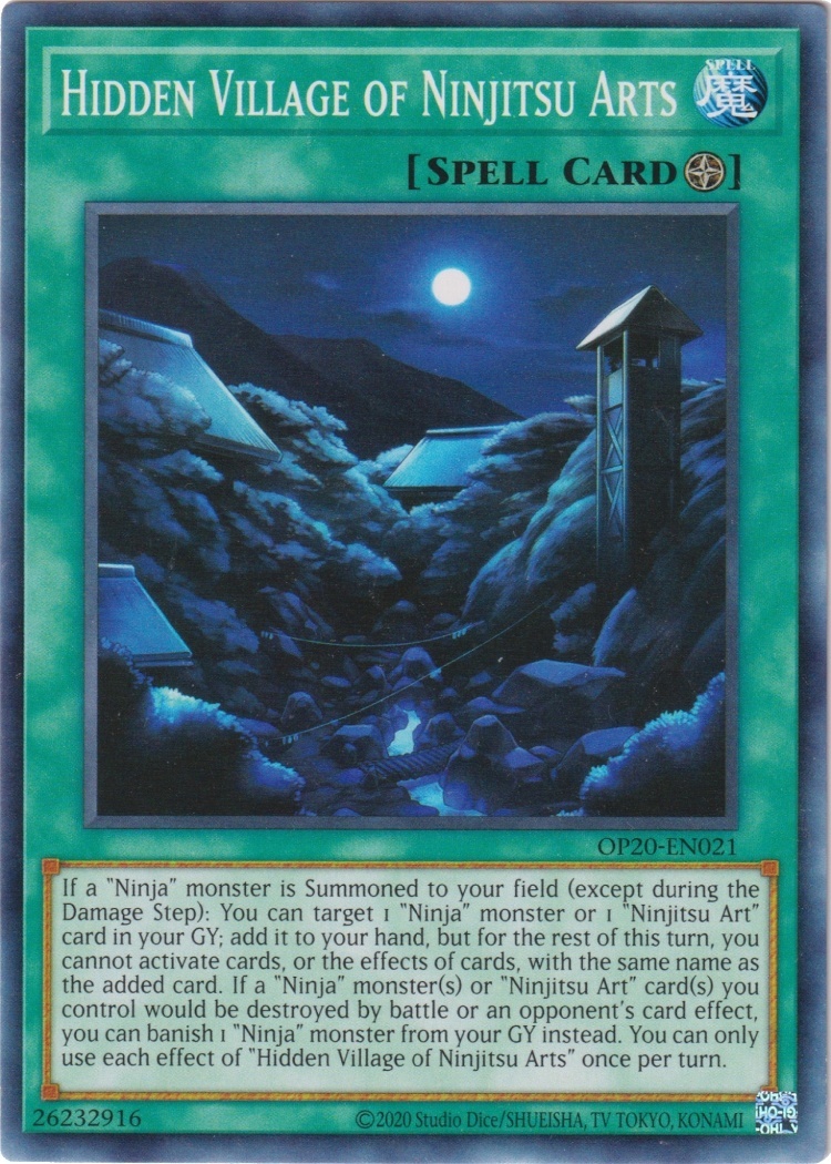 OP20-EN021 - Hidden Village of Ninjitsu Arts