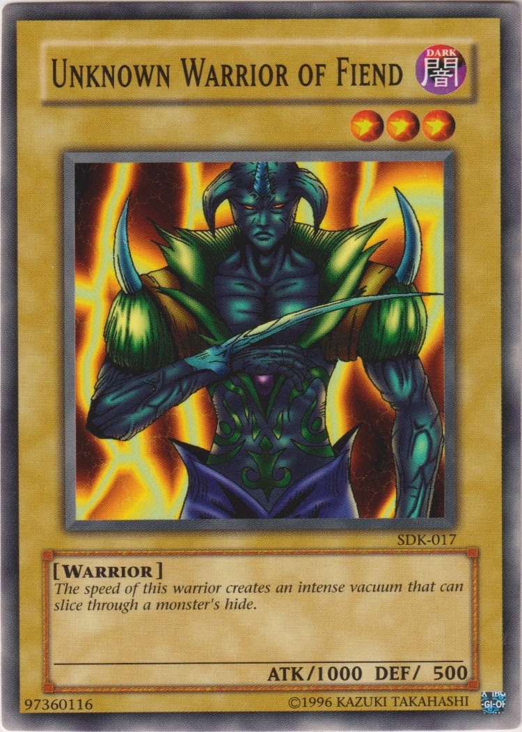 SDK-017 - Unknown Warrior of Fiend