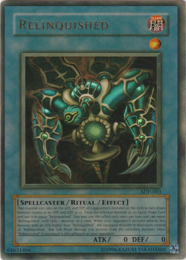 SDP-001 - Relinquished