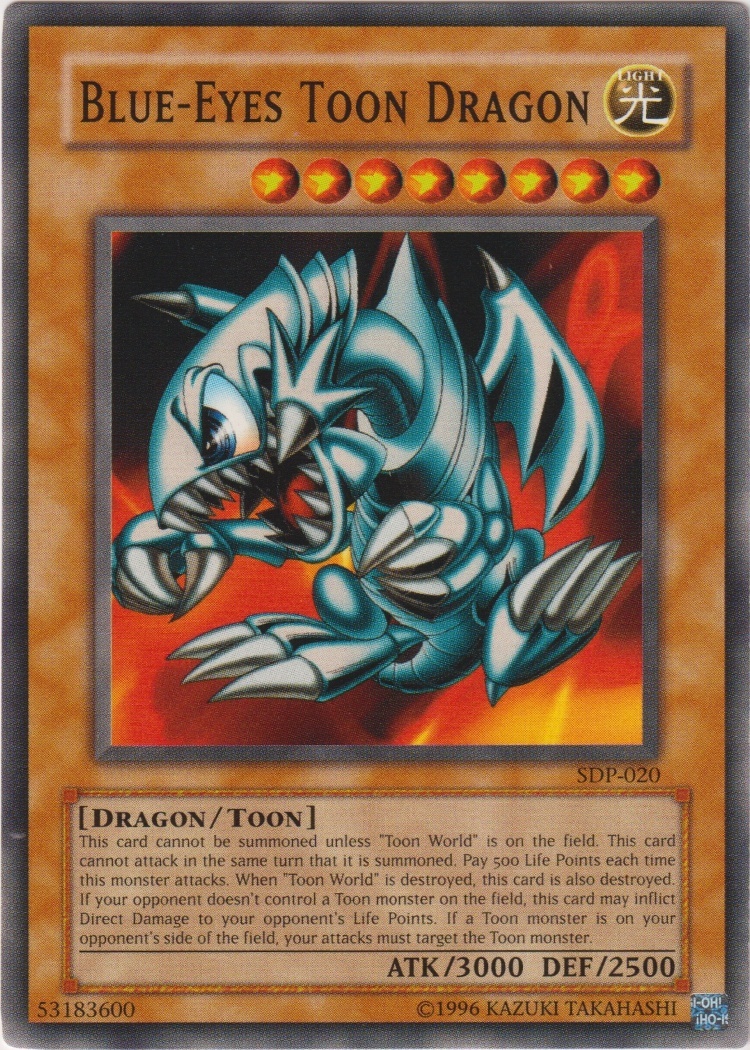 SDP-020 - Blue-Eyes Toon Dragon