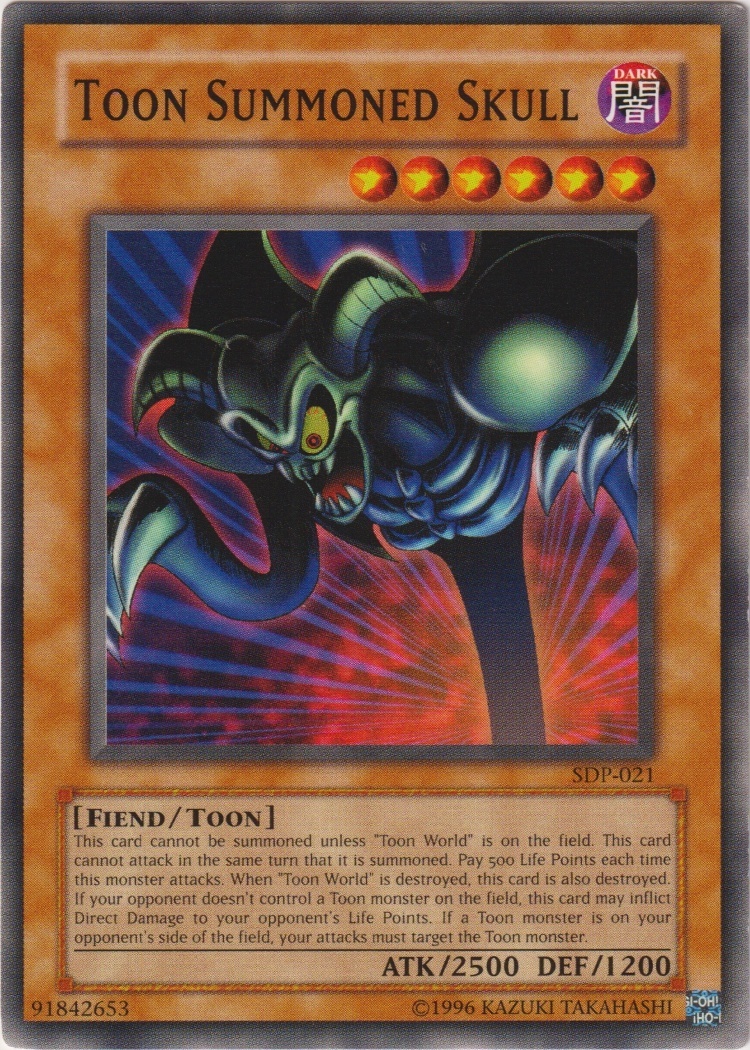 SDP-021 - Toon Summoned Skull